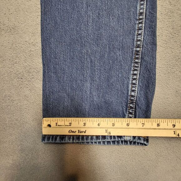 Bonobos Jeans Mens 36x30 Blue Straight Leg Stretch Denim Distressed - Picture 6 of 10